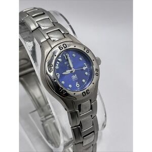 Relic Wet Women's Quartz Watch Blue Dial 6.5" Band ZR11573- New Battery